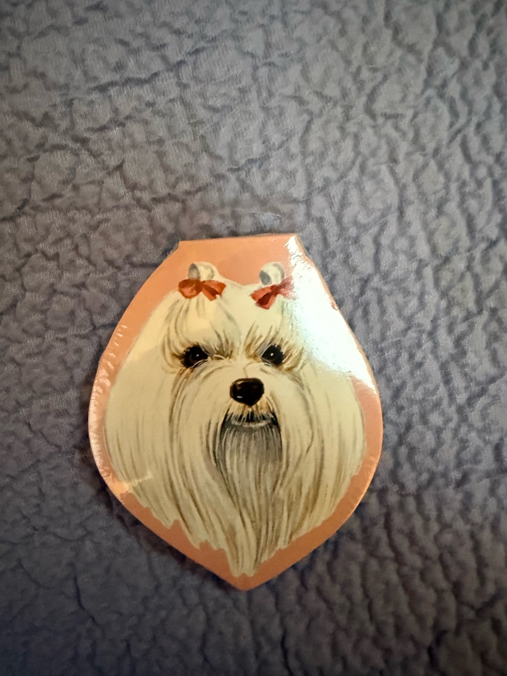 Pink Maltese Dog Note Pad — Pets Dog Design